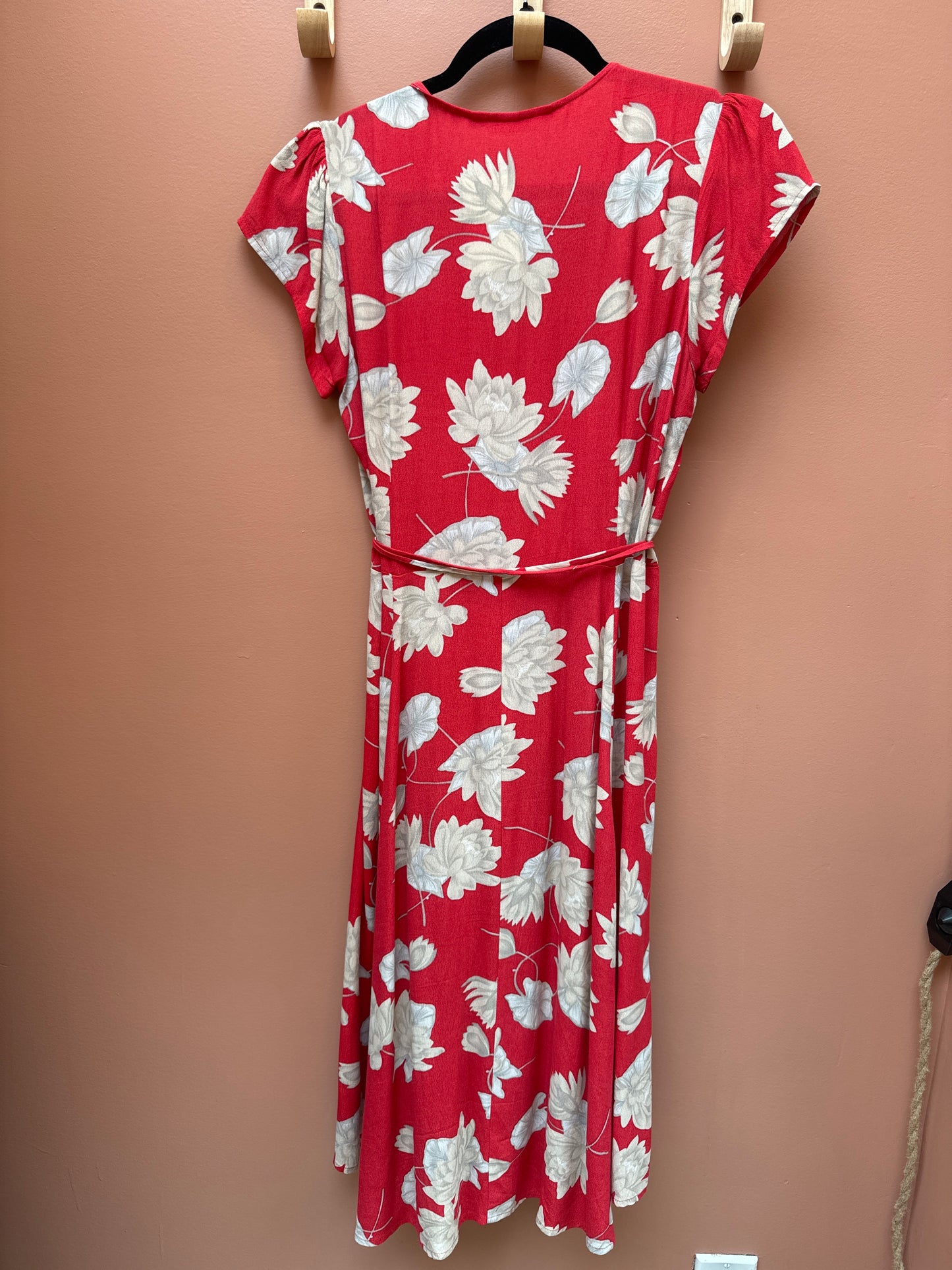Rollas Red Floral Dress