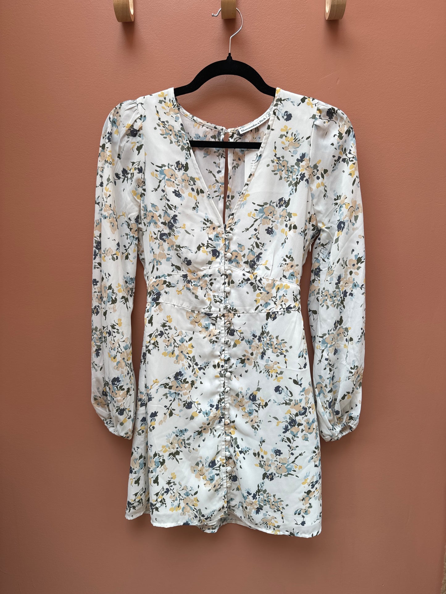 Abercrombie & Fitch Floral LS Mini Dress