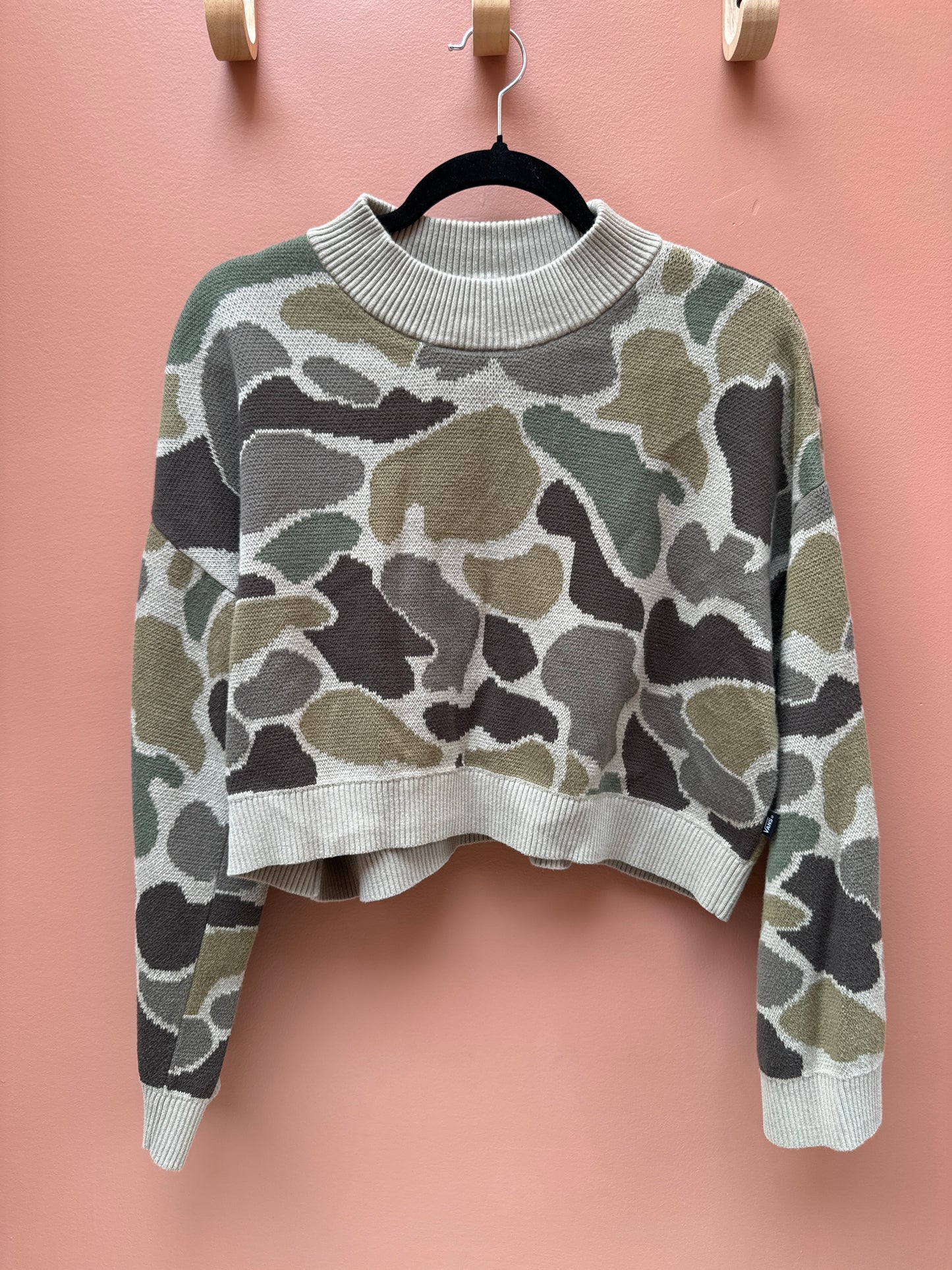 Vans Camo Cropped Sweater