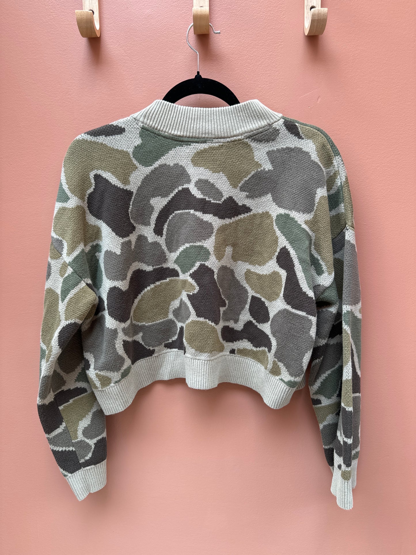 Vans Camo Cropped Sweater