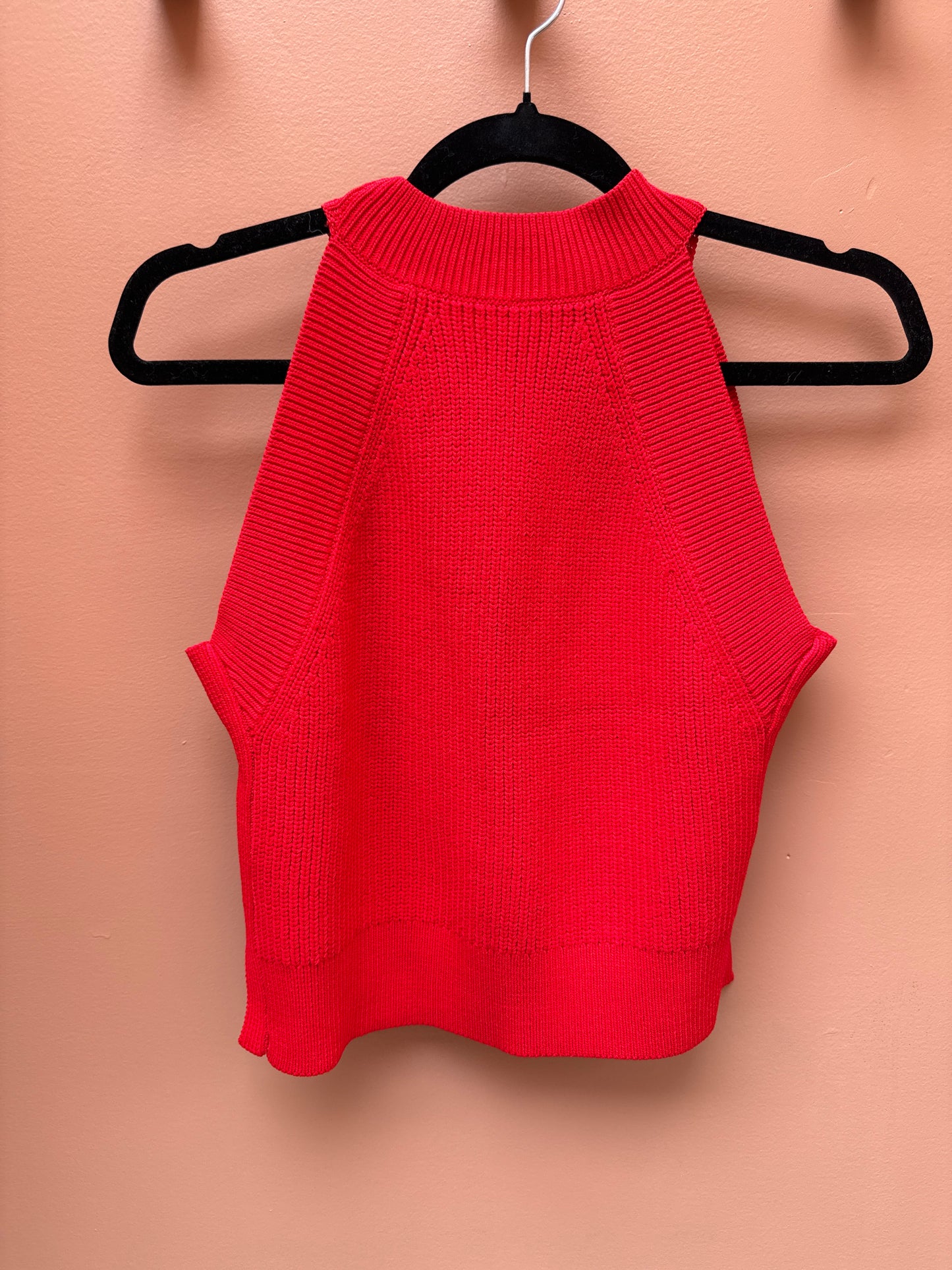 wilfred red knit tank