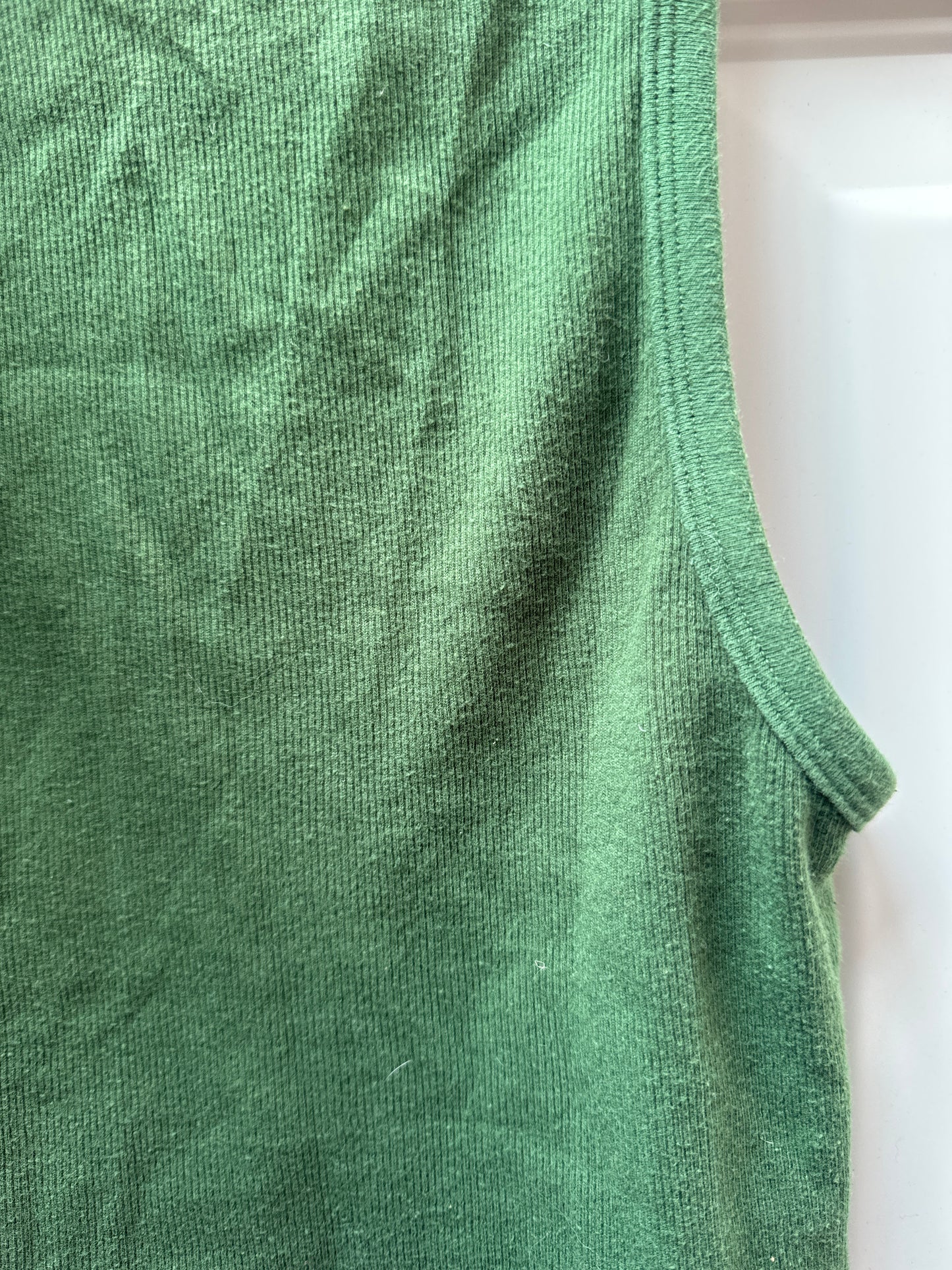 TNA Green Ribbed Tank