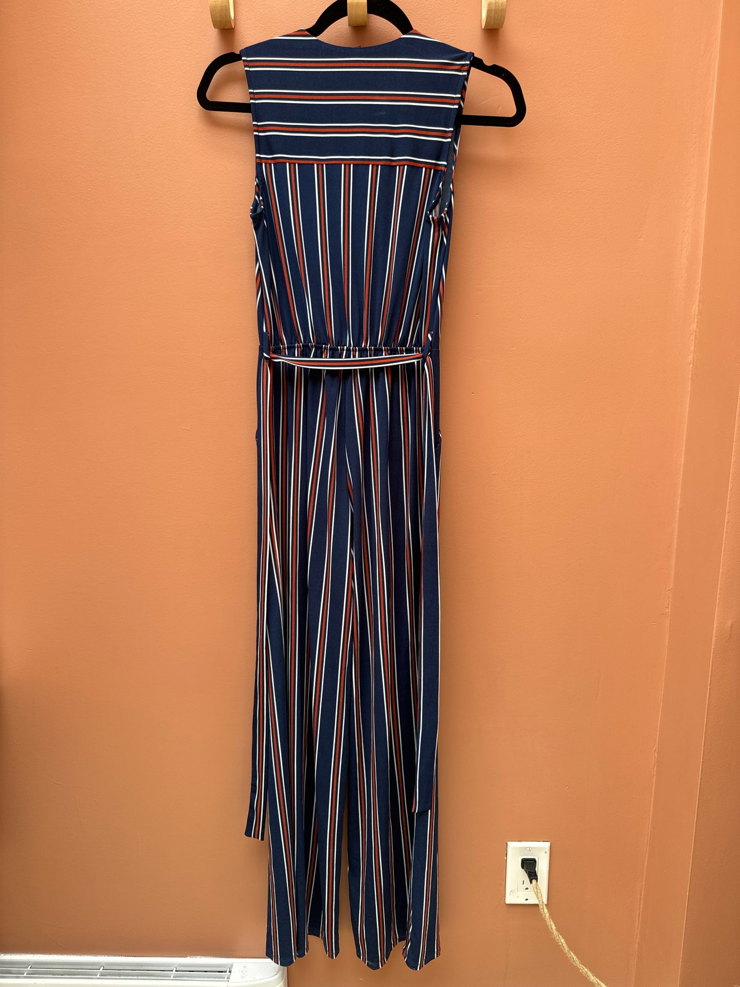 Design Lab Striped Jumpsuit
