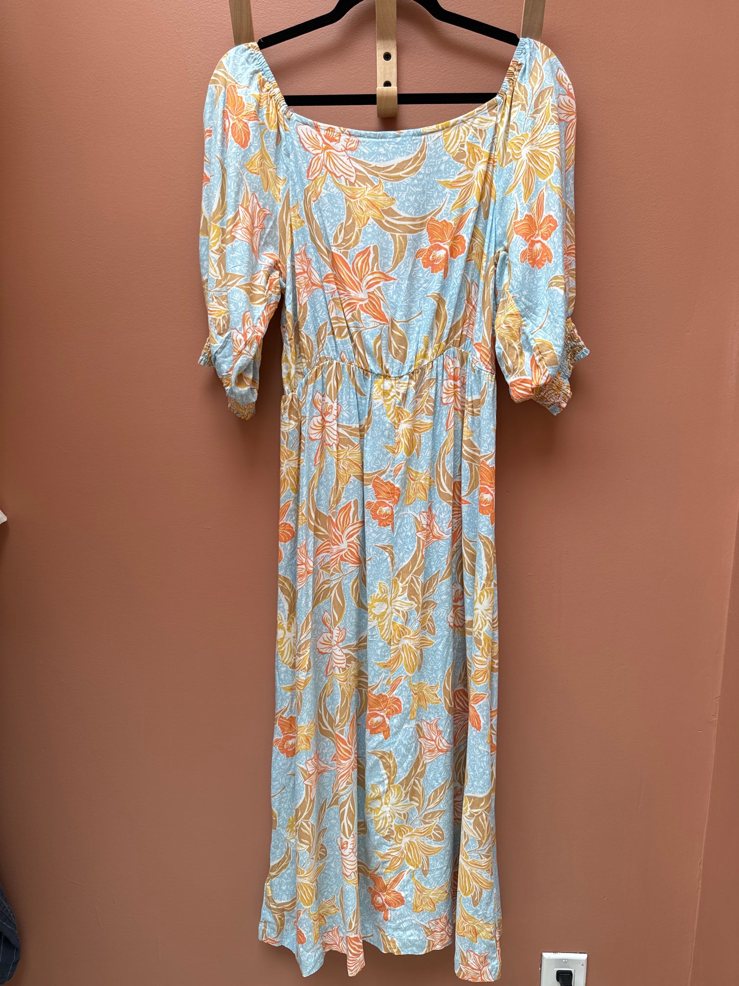 Roxy Floral Midi Dress