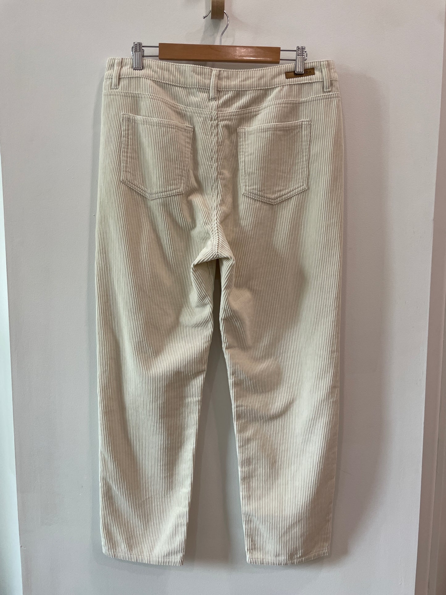 Ghanda White Corduroy Pants