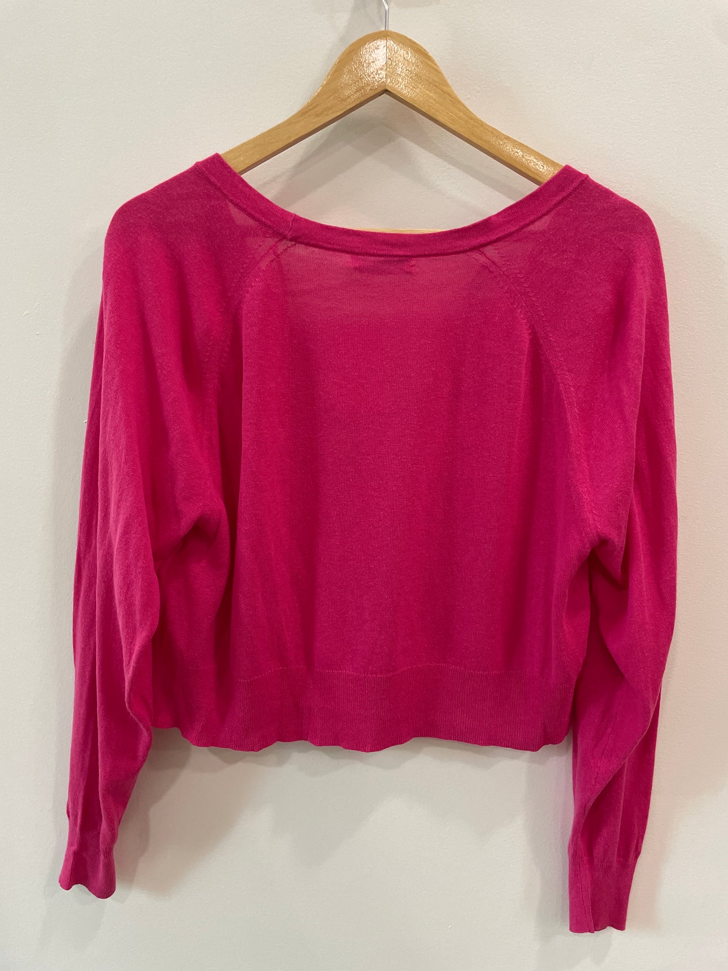 babaton hot pink cardigan