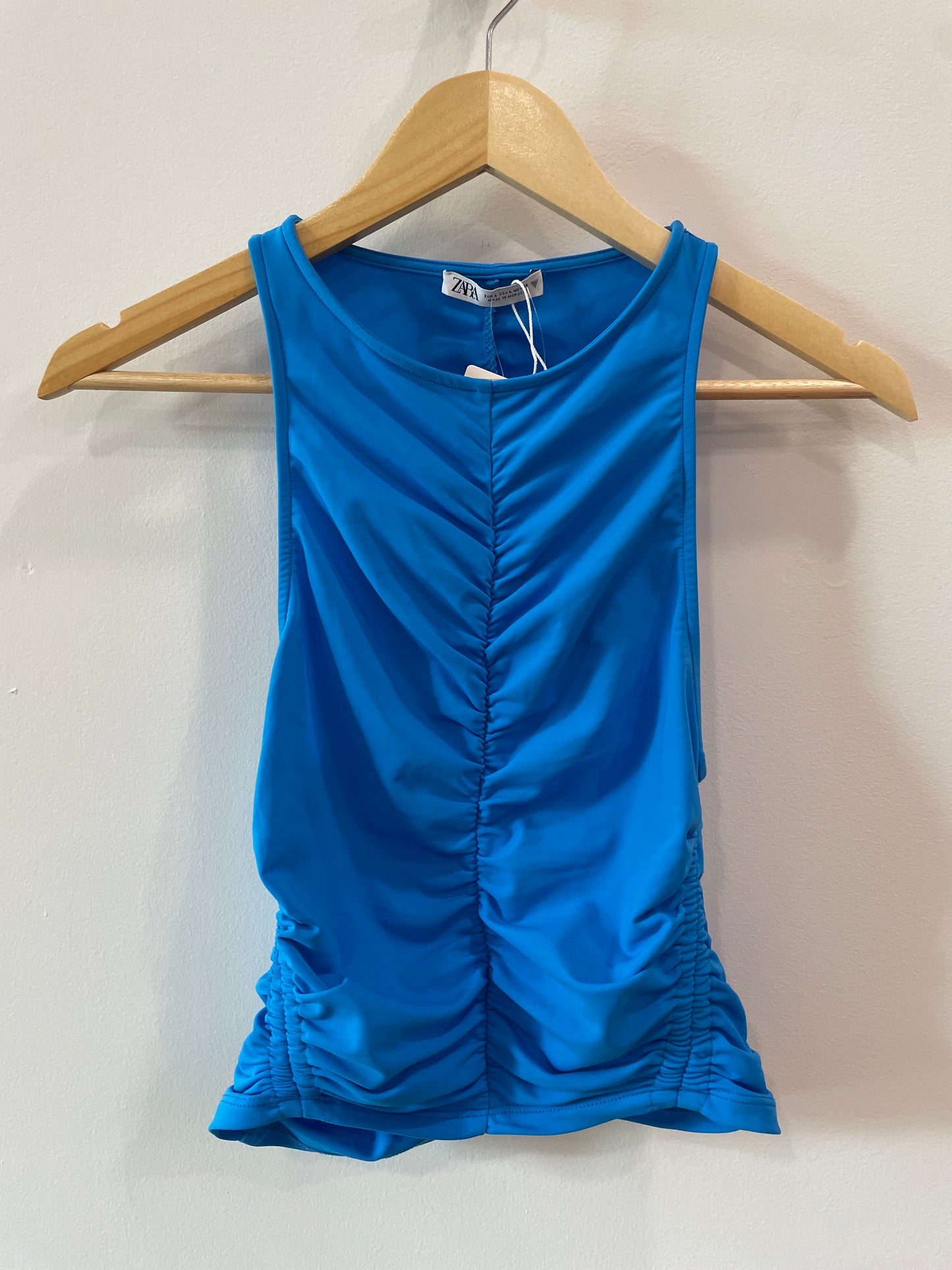 Zara Ruched Crop Tank