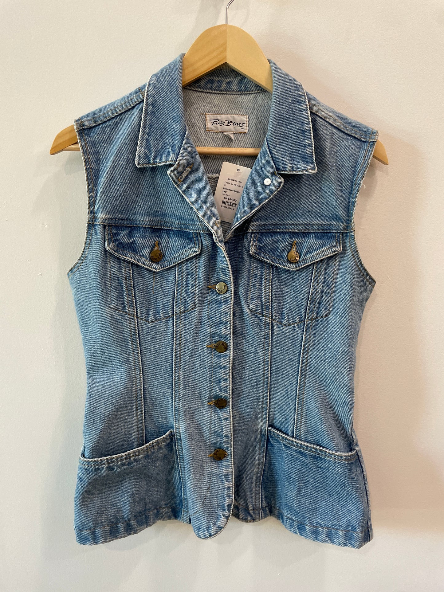 Paris Blues Denim Vest