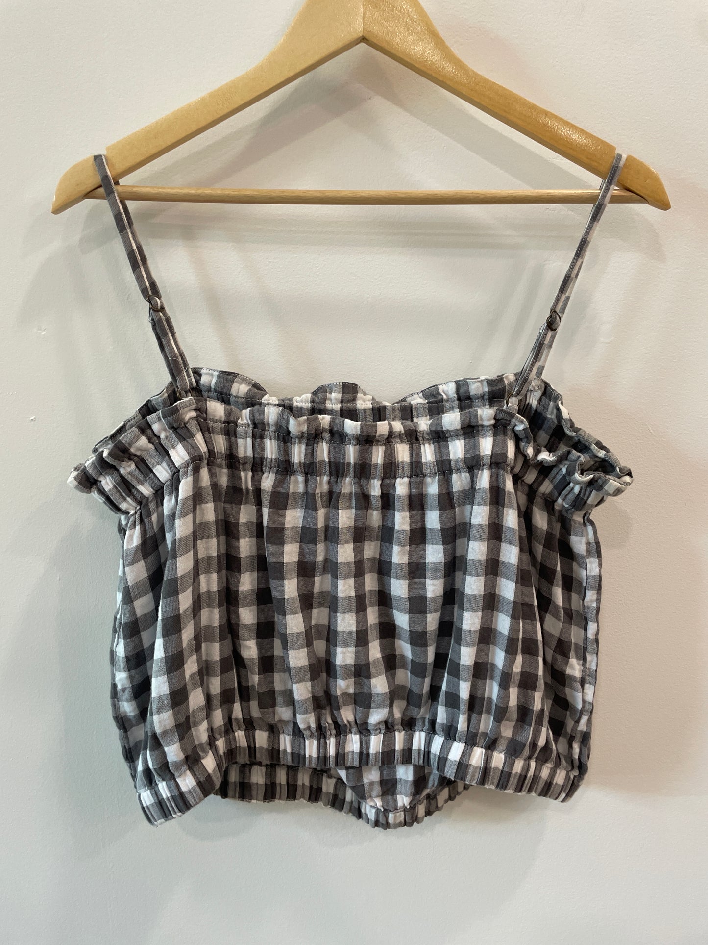 Jackson Rowe Grey Gingham Tank