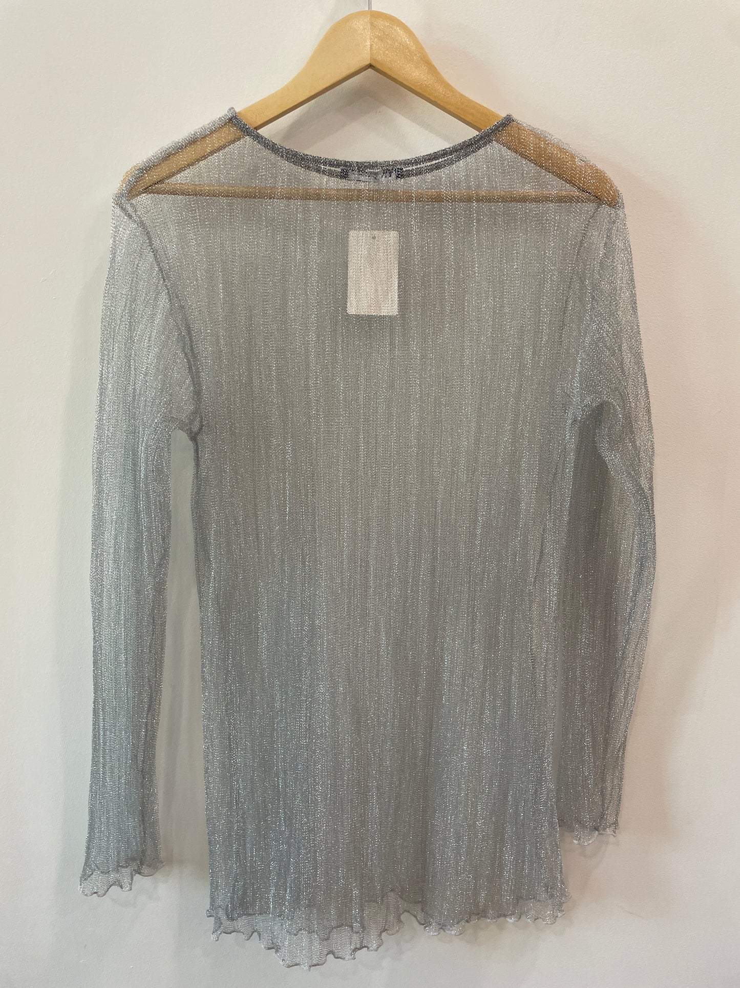 Zara Silver Top