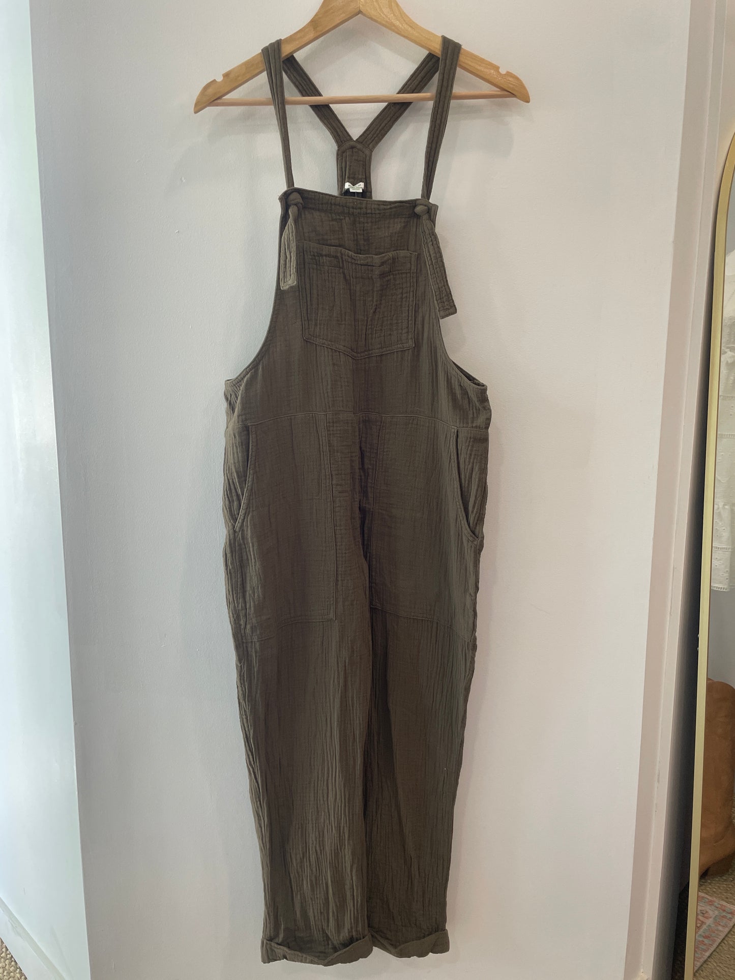 aerie muslin jumpsuit