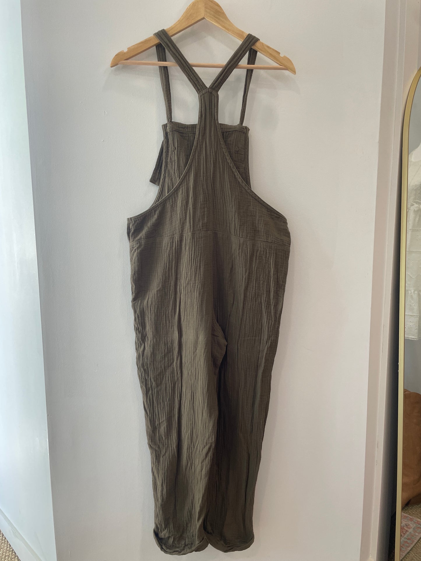 aerie muslin jumpsuit