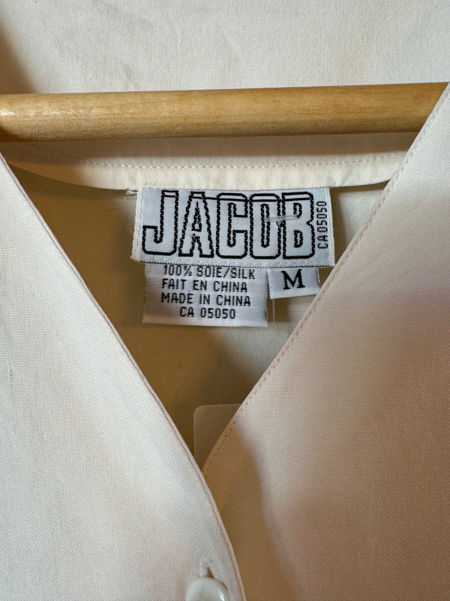 Vintage Jacob Silk Button Up