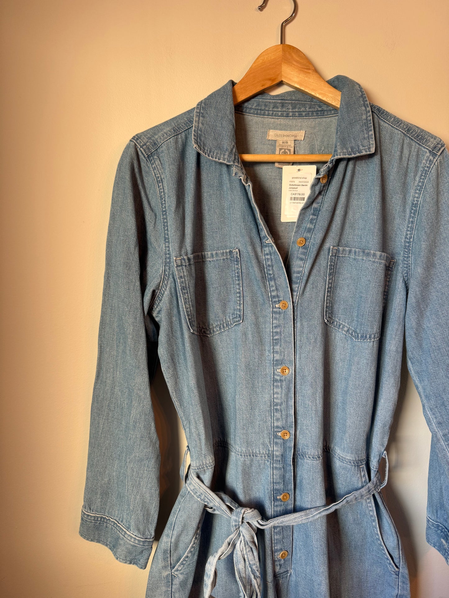 Outerknown Denim Jumpsuit