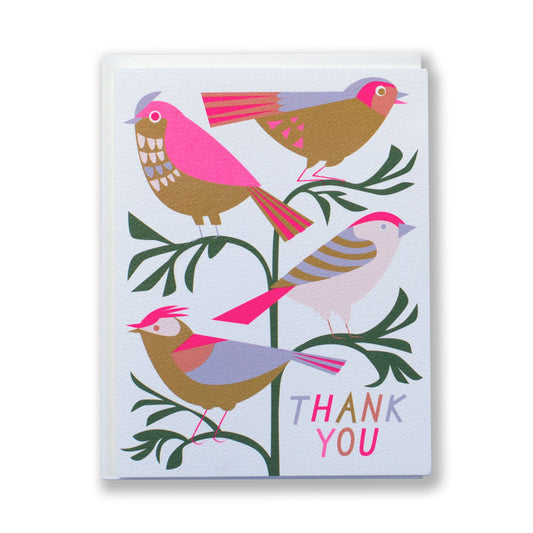 Song Bird Thank You Note Card