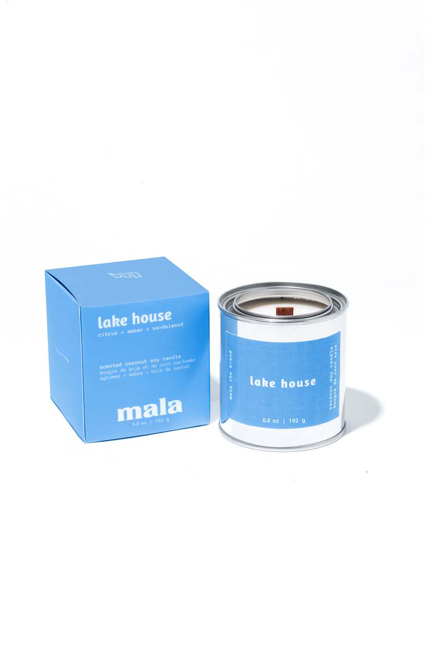 Lake House | Coconut-Soy Wax Candle : Classic Wood Wick