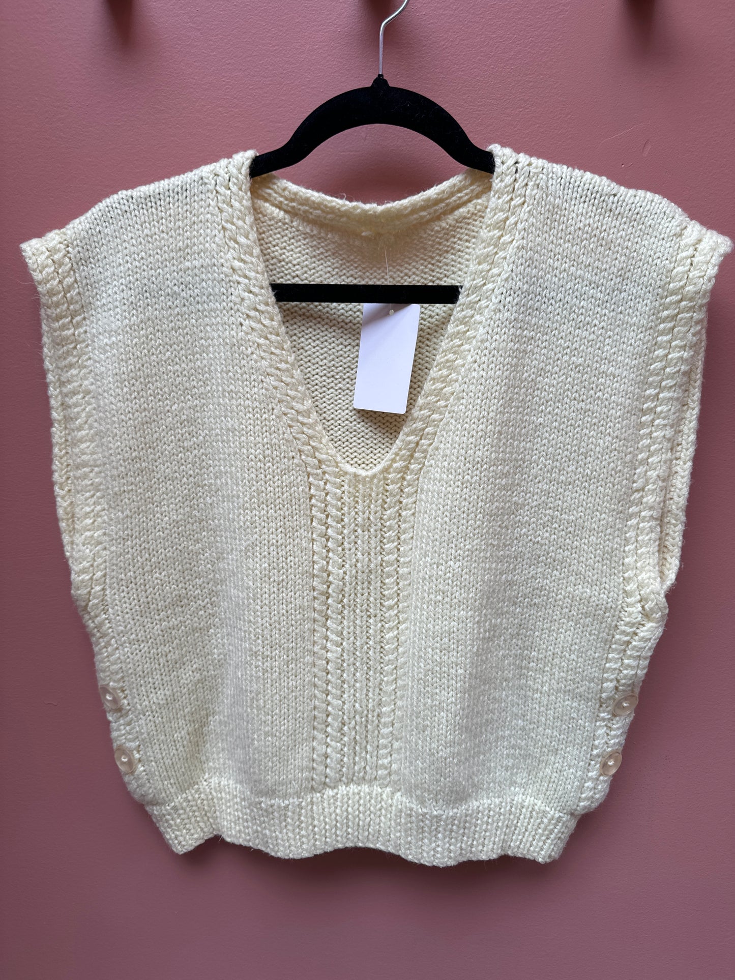 Vintage Yellow Knit Tank