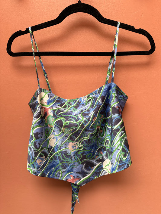 Sunday Best Tie Back Hankercheif Tank