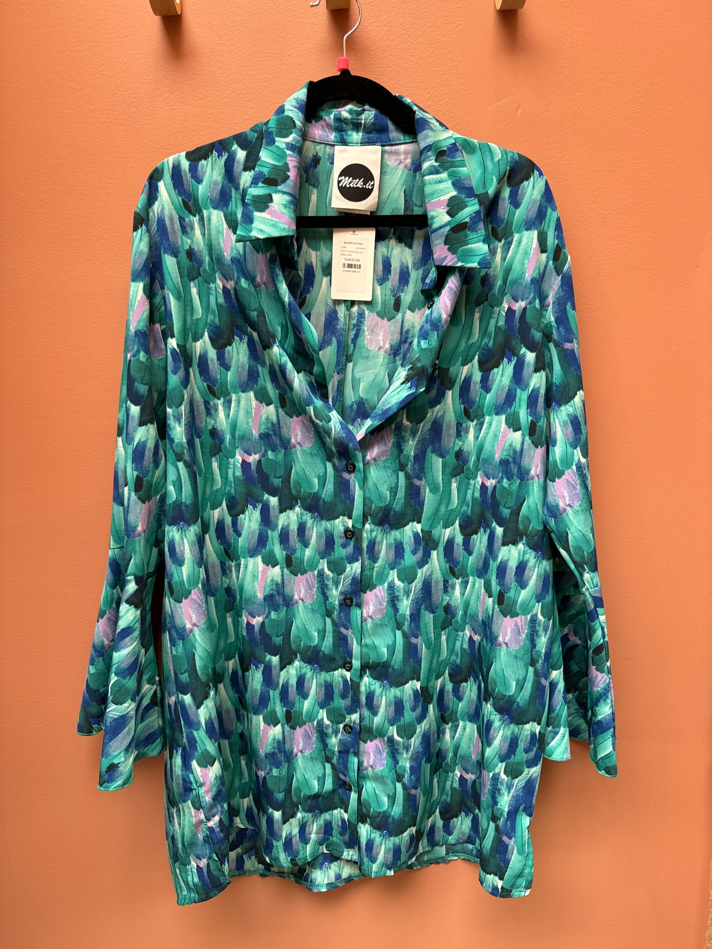 Milk Printed Blouse