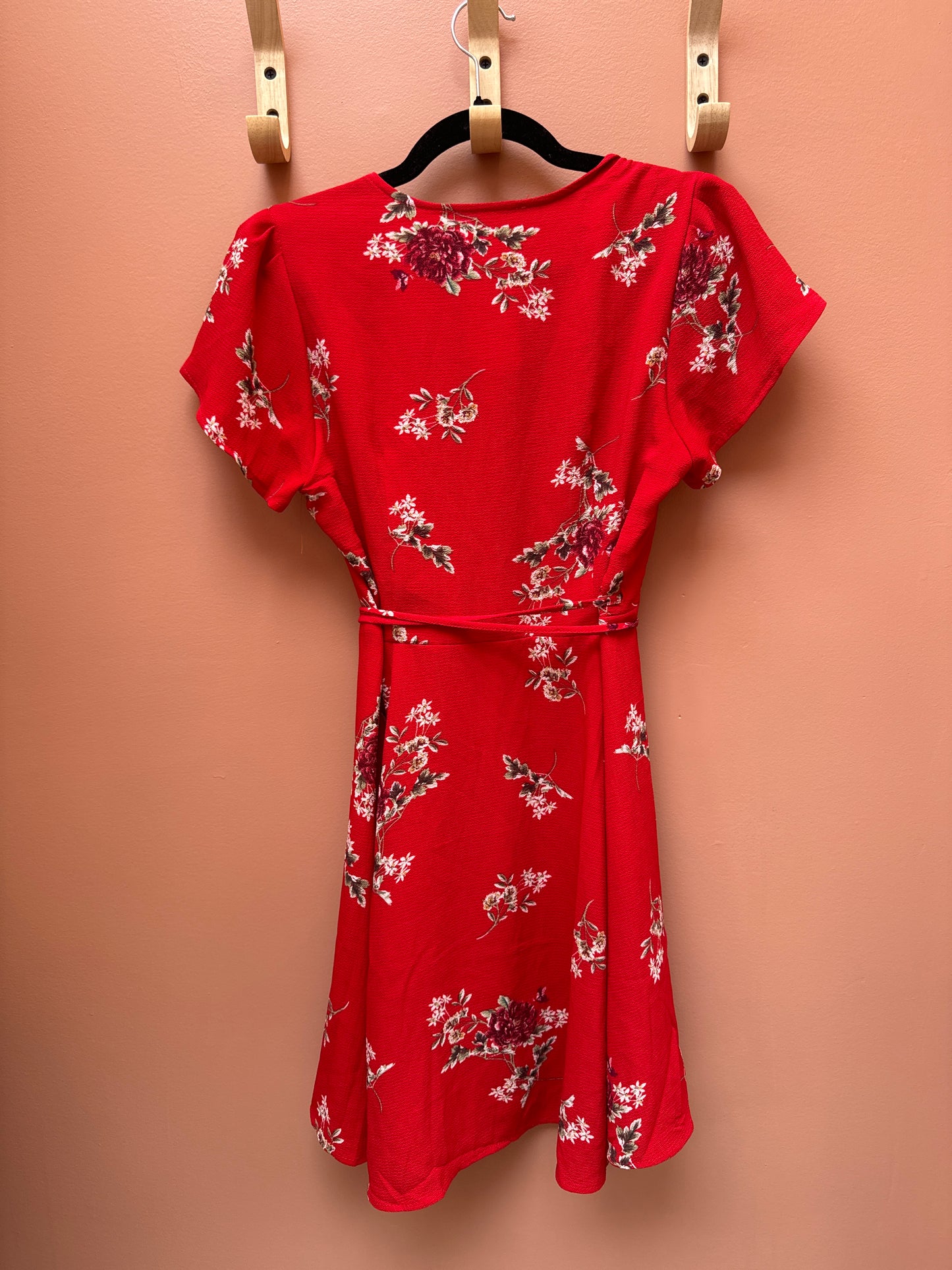 NLW Red Floral Dress