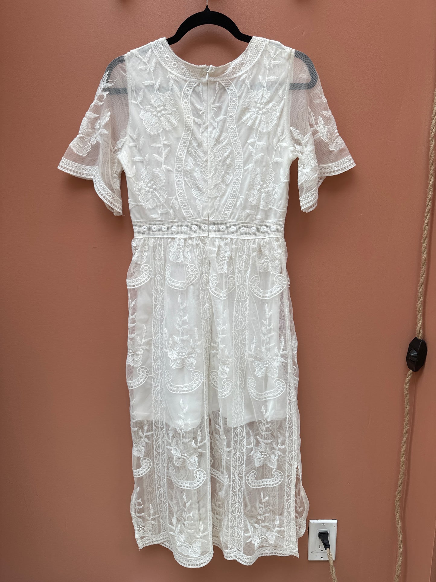 Rebellion White Lace Dress