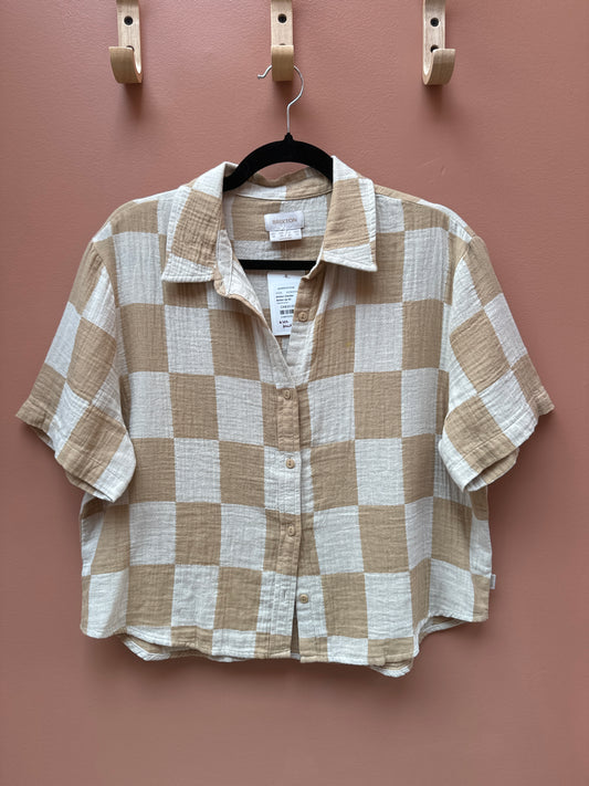 Brixton Checker Button Up SS