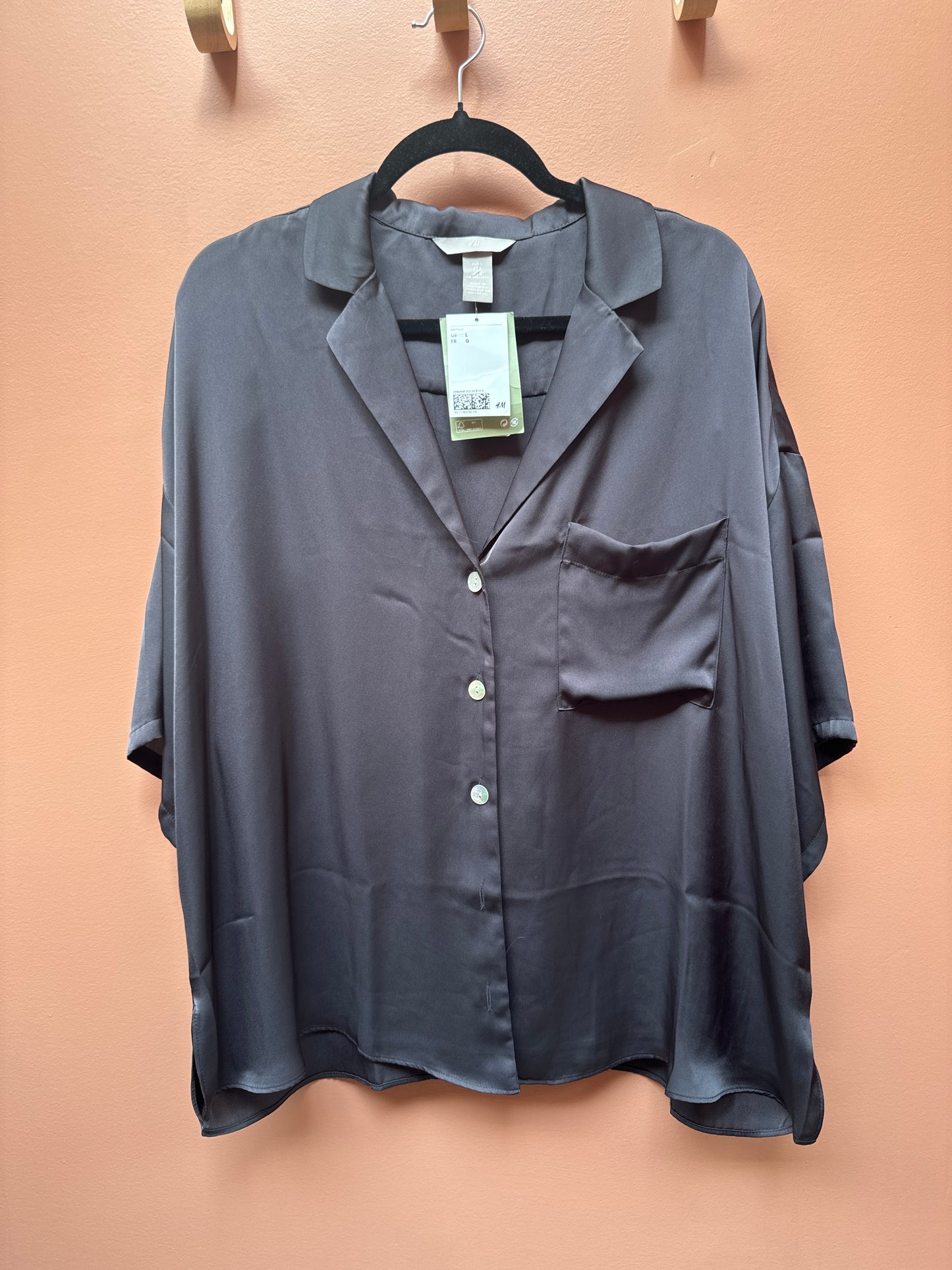 H&M Silky SS Button Up