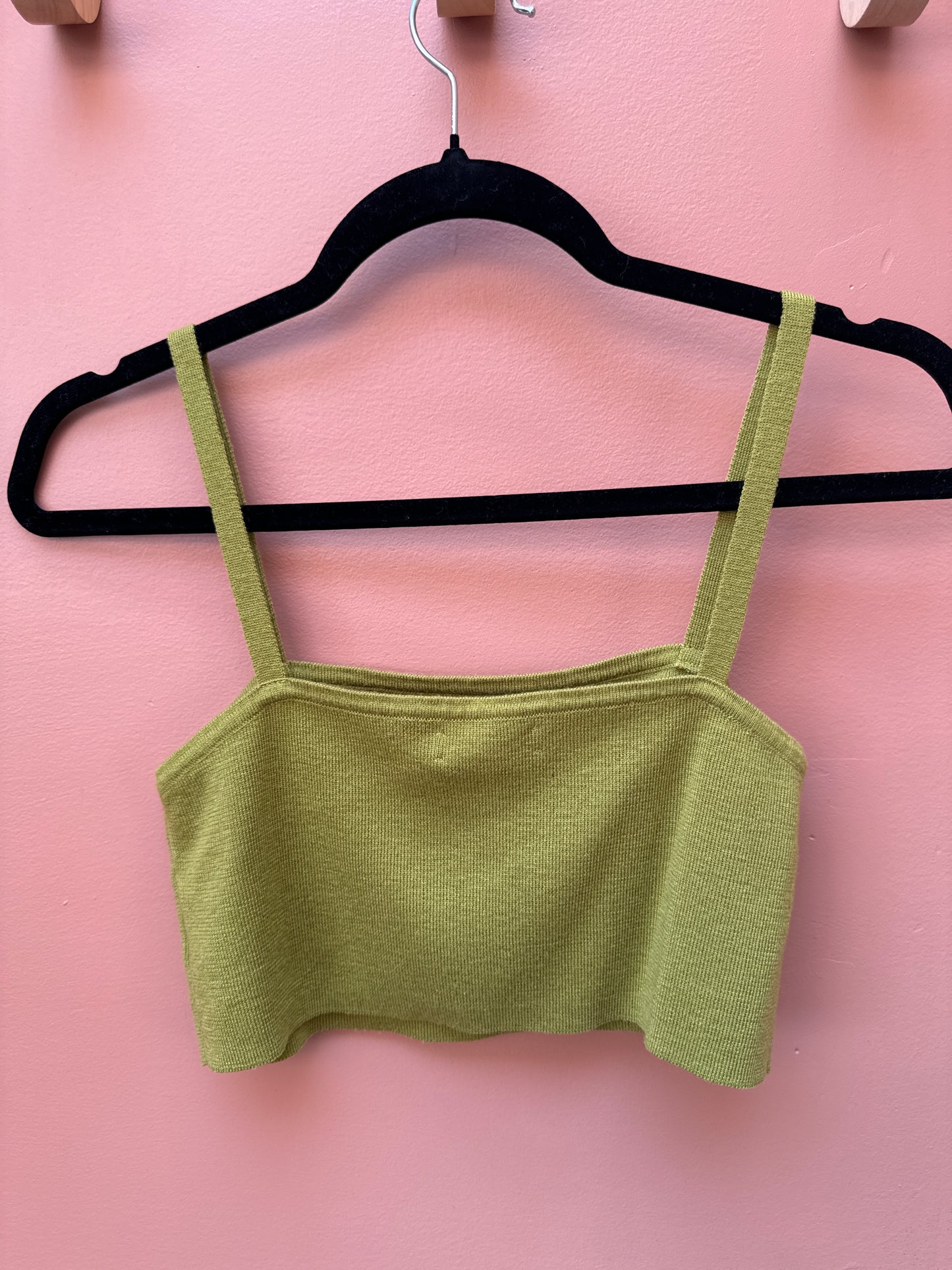 Oak + Fort Green Knit Cropped Tank