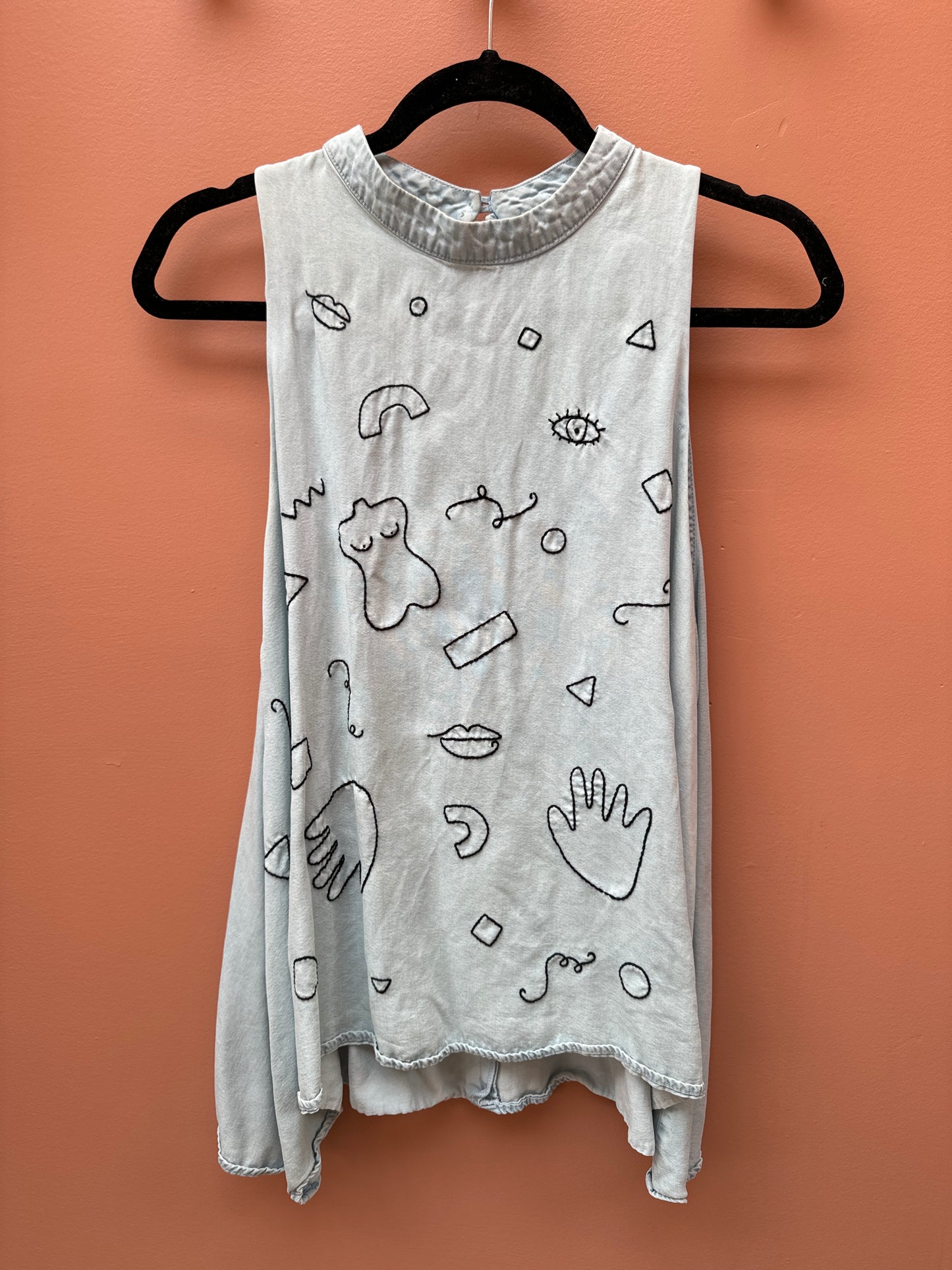 Artisan NY Embroidered Tank