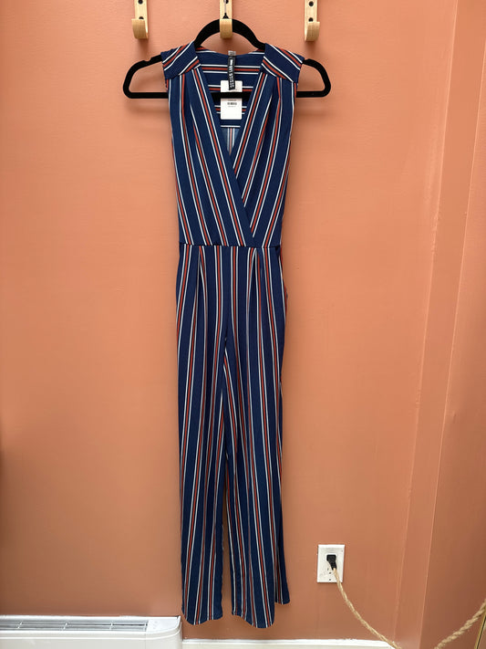 Design Lab Striped Jumpsuit