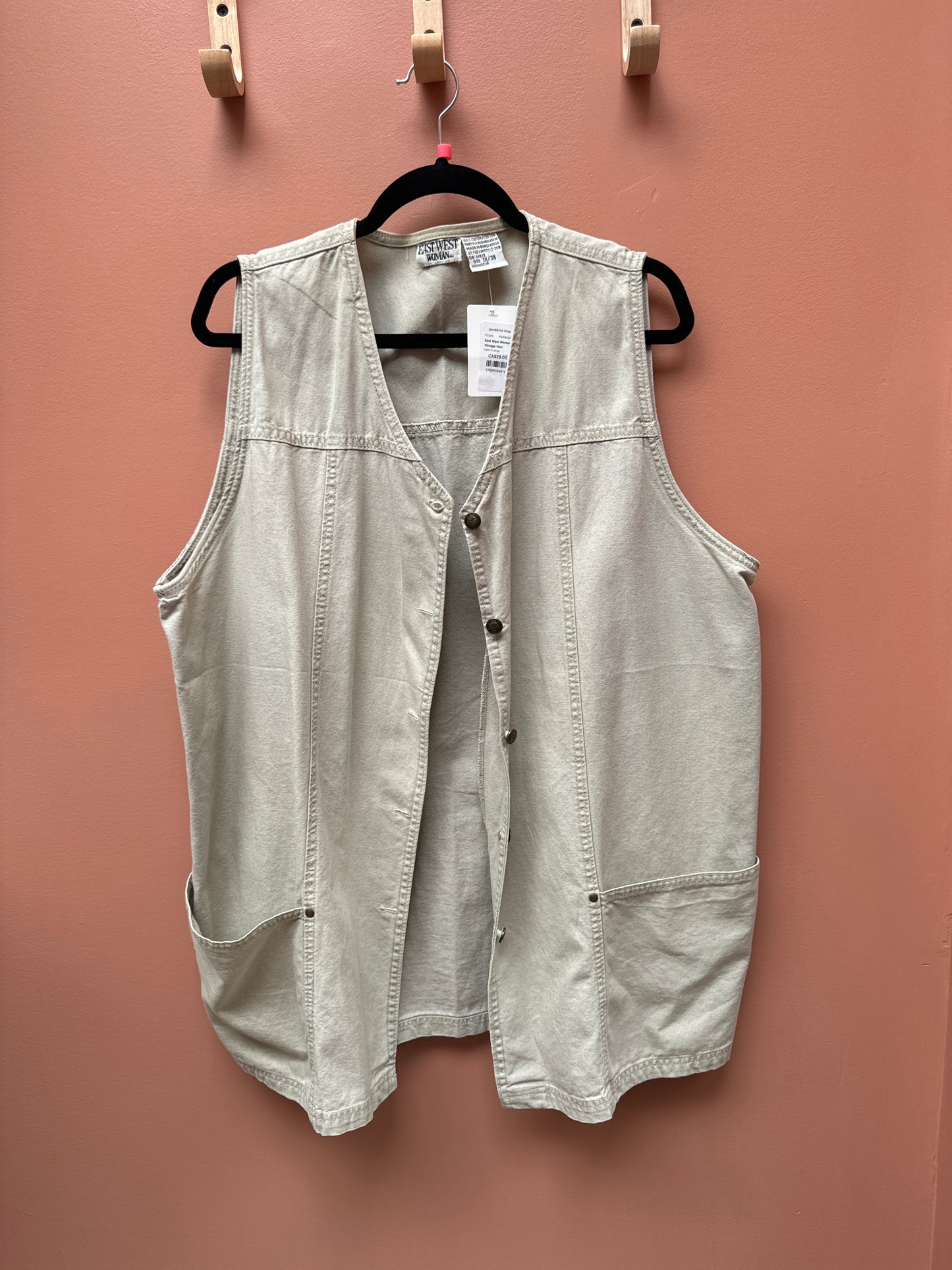 East West Woman Vintage Vest