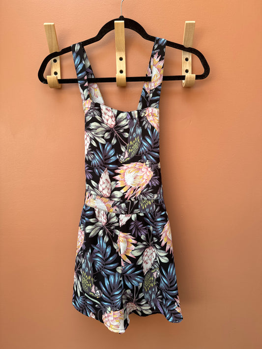 H&M Floral Overall Romper
