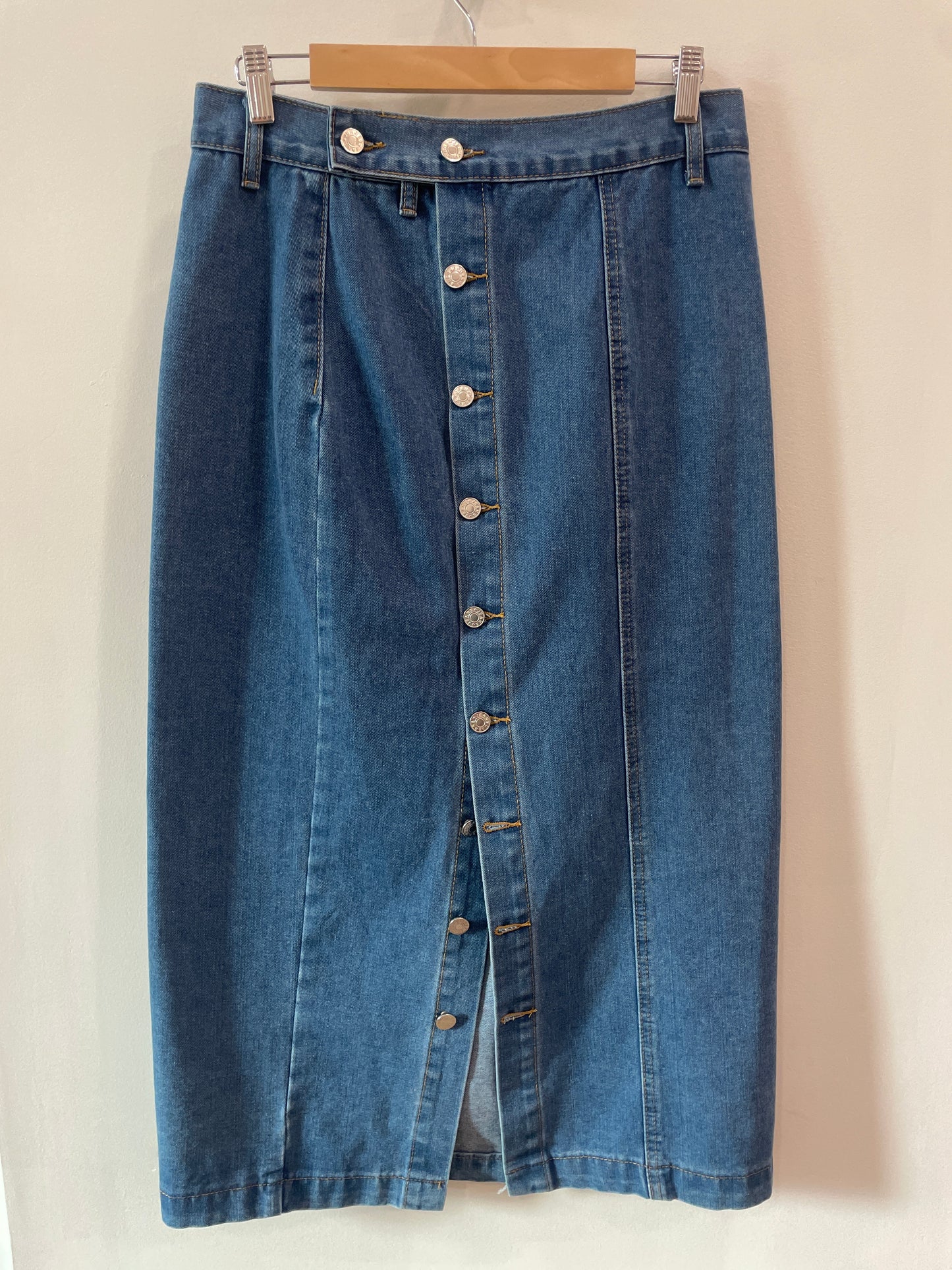 Midi Denim Skirt