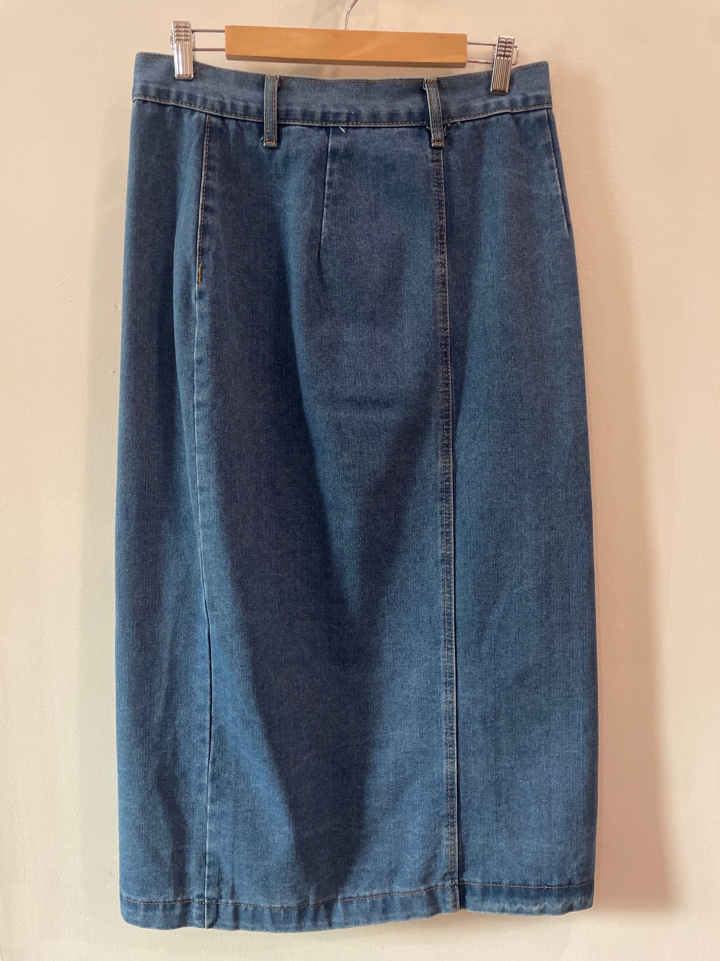 Midi Denim Skirt