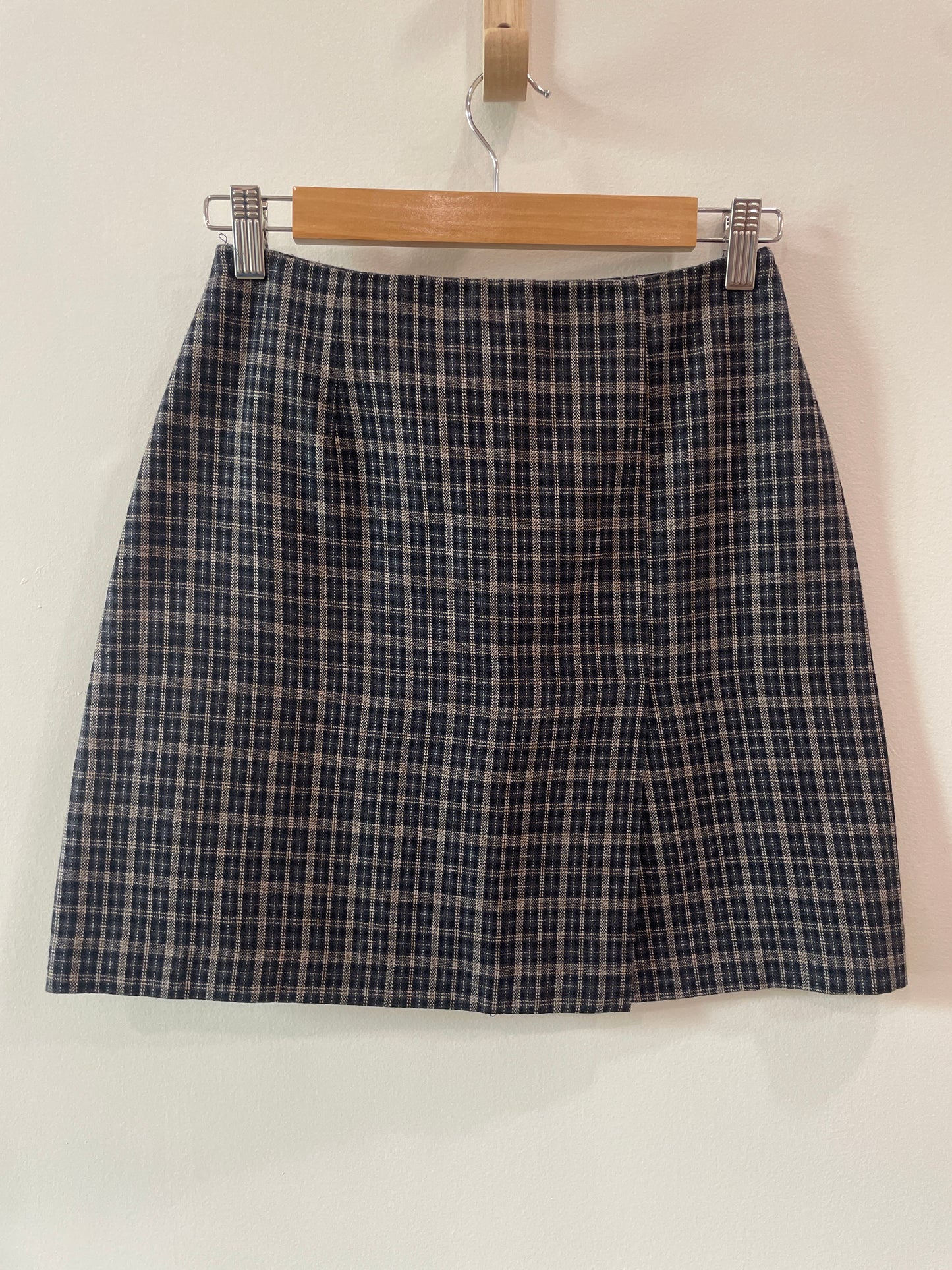 Vintage Plaid Mini Skirt