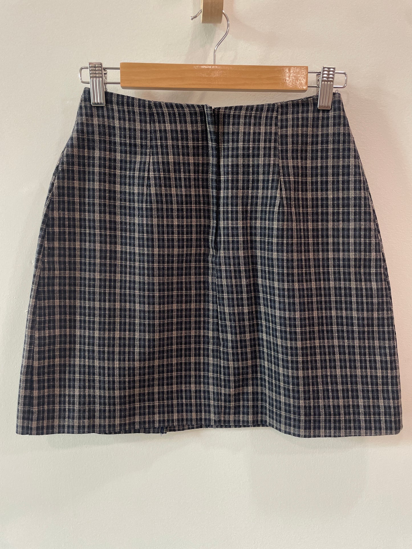 Vintage Plaid Mini Skirt