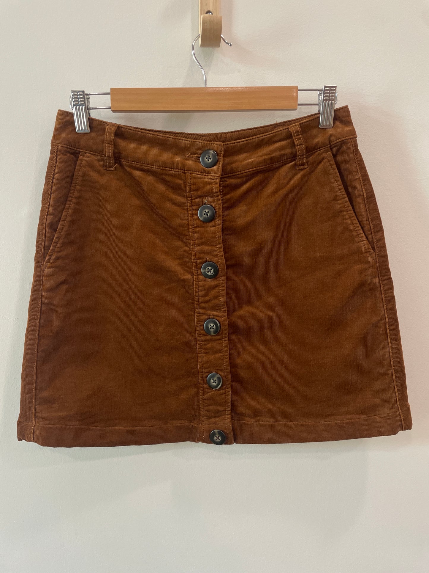 Cabi Brown Corduroy Skirt