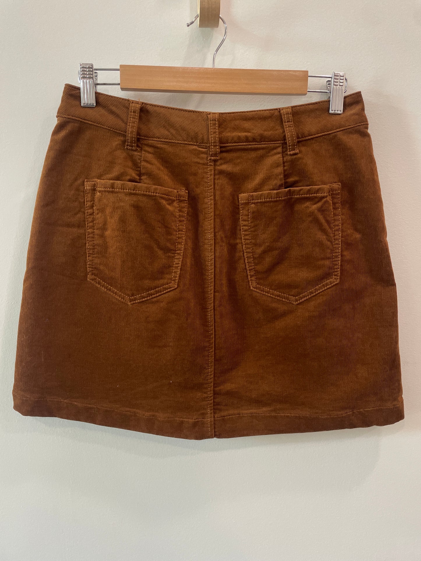 Cabi Brown Corduroy Skirt