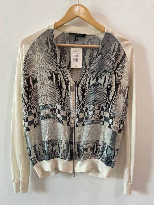 Judith & Charles Silk Linen Bomber