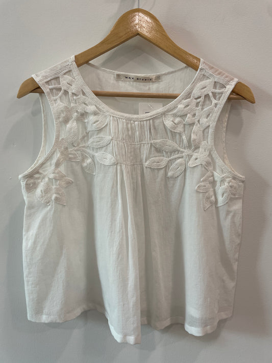 Max Studio Embroidered Tank