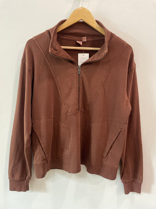 ten tree brown quarter zip