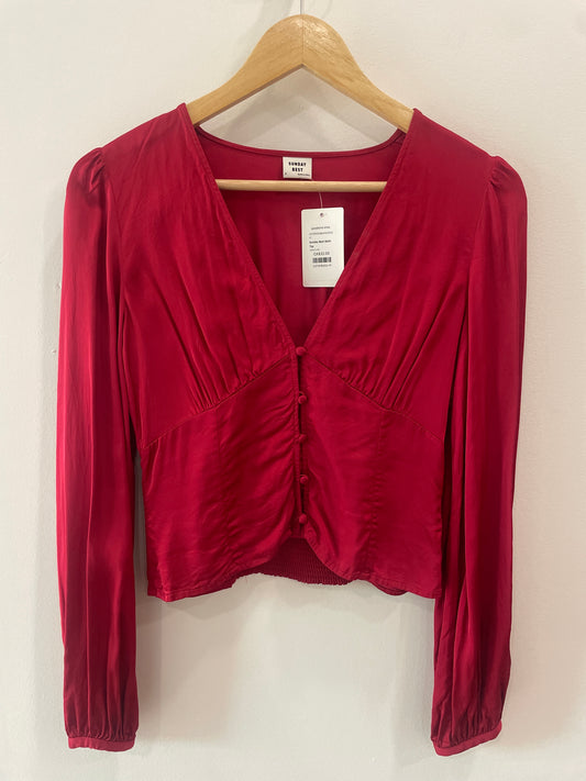 Sunday Best Satin Top