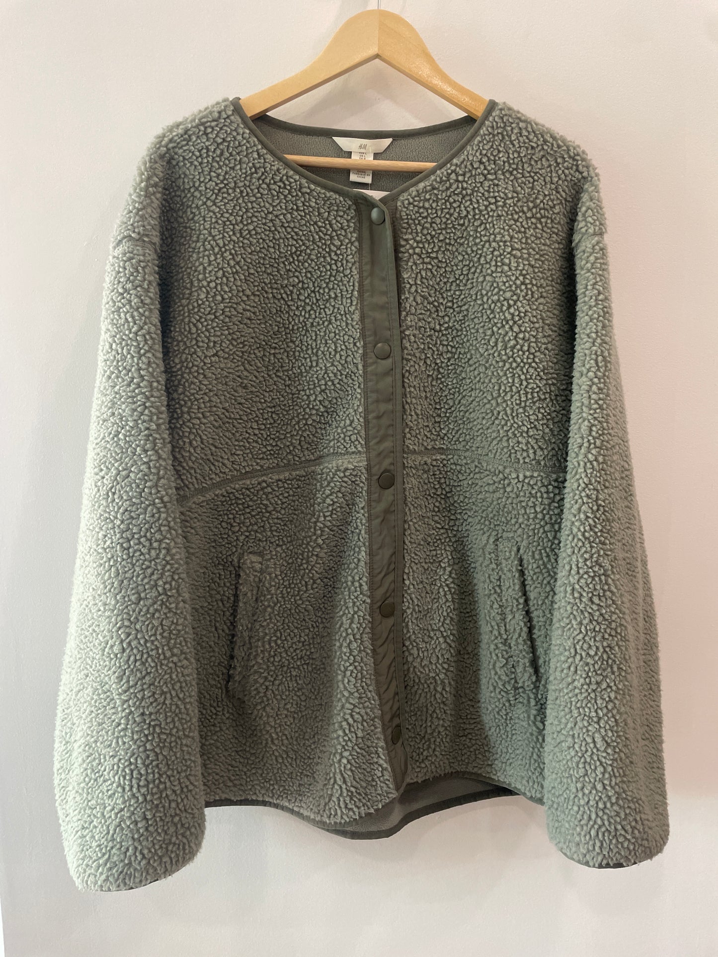 H&M Fleece Snap Up Jacket