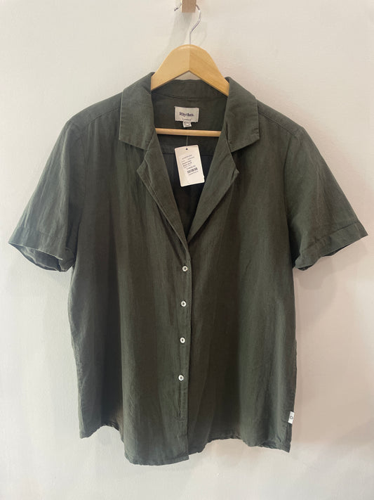 Rhythm Linen Button Up SS