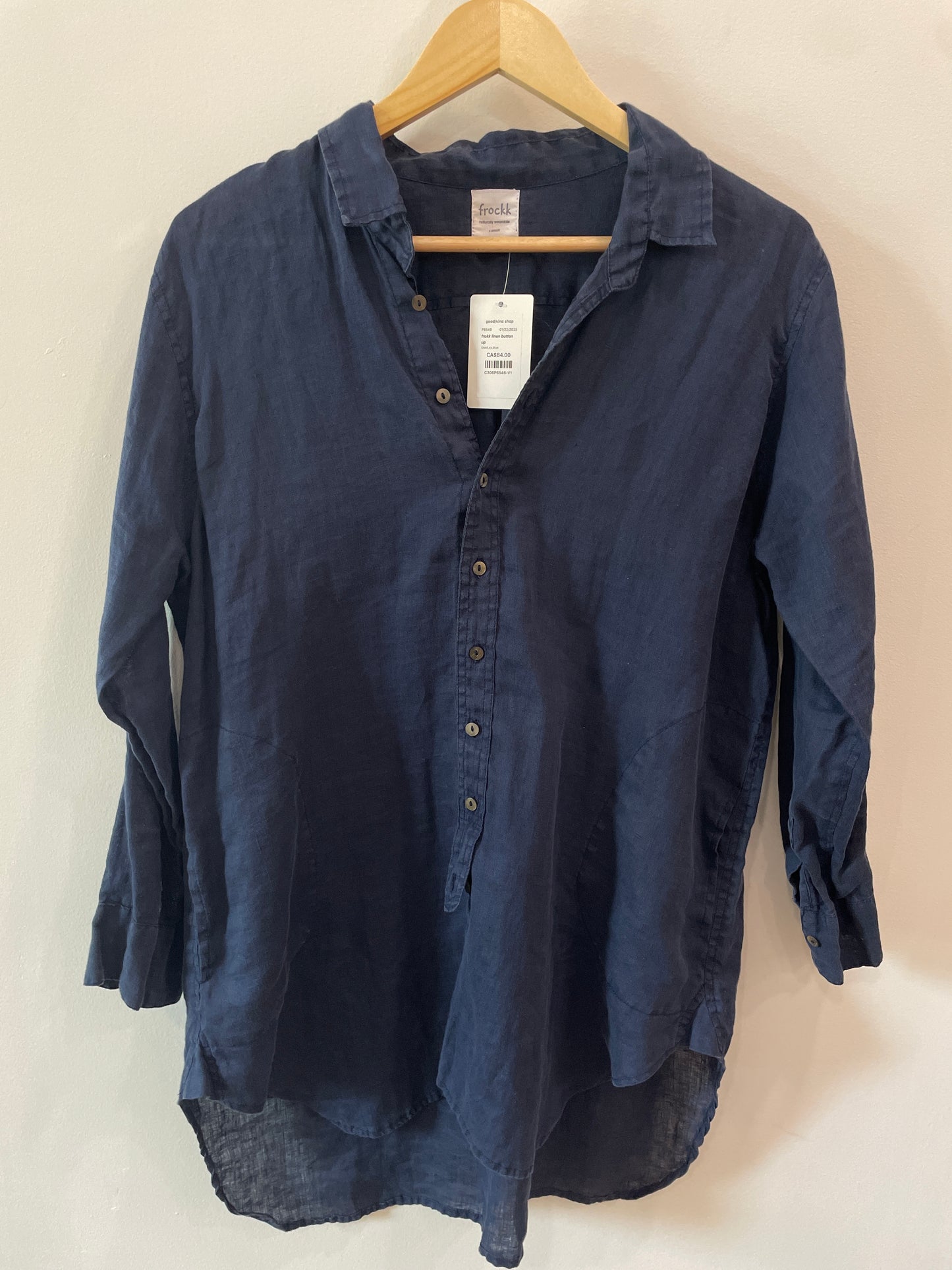 frokk linen button up