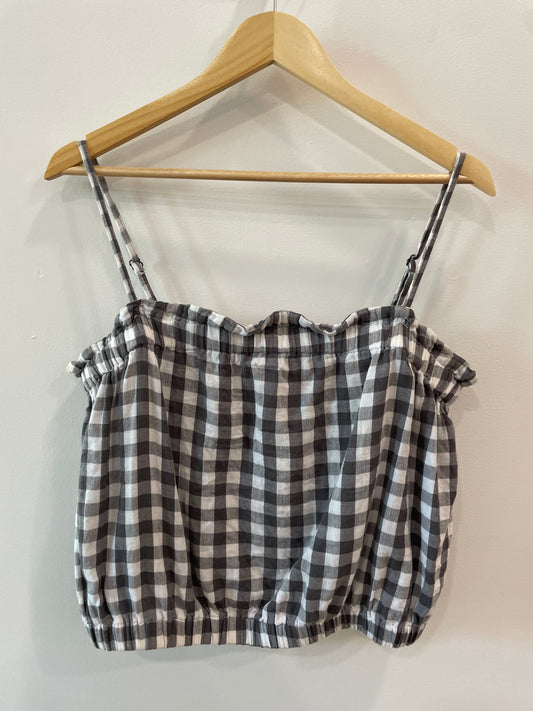 Jackson Rowe Grey Gingham Tank