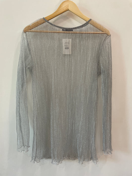 Zara Silver Top