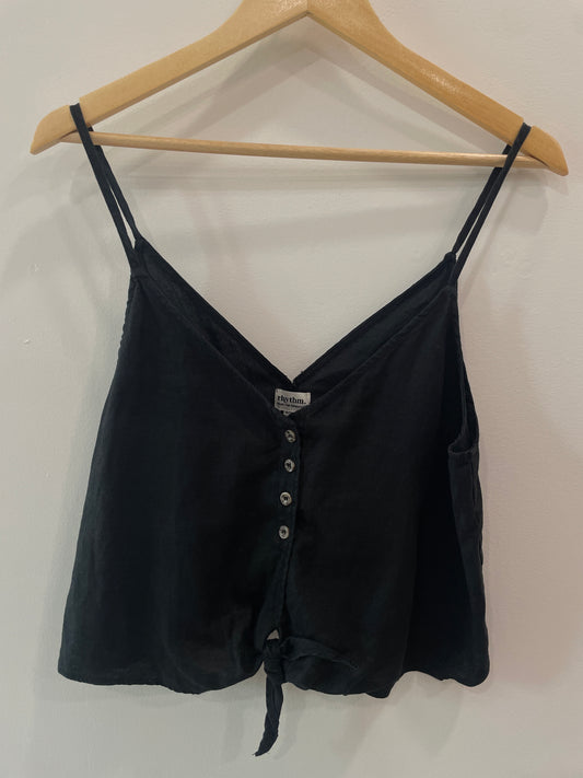 rhythm linen tank