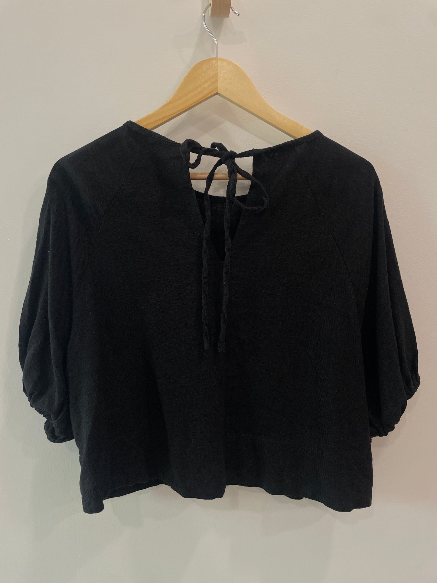 House of Harlow Linen Blend Blouse