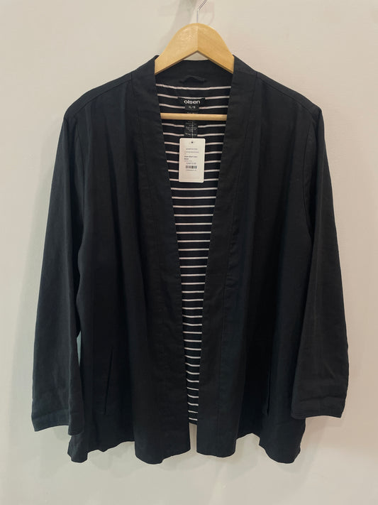 Olsen Black Linen Blazer
